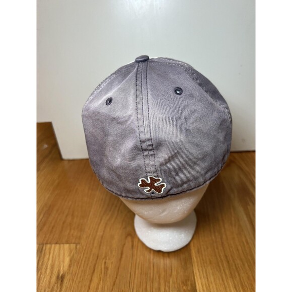 Notre Dame Fighting Irish Hat Cap Fitted Mens Large White Gray NCAA Football - Picture 3 of 6